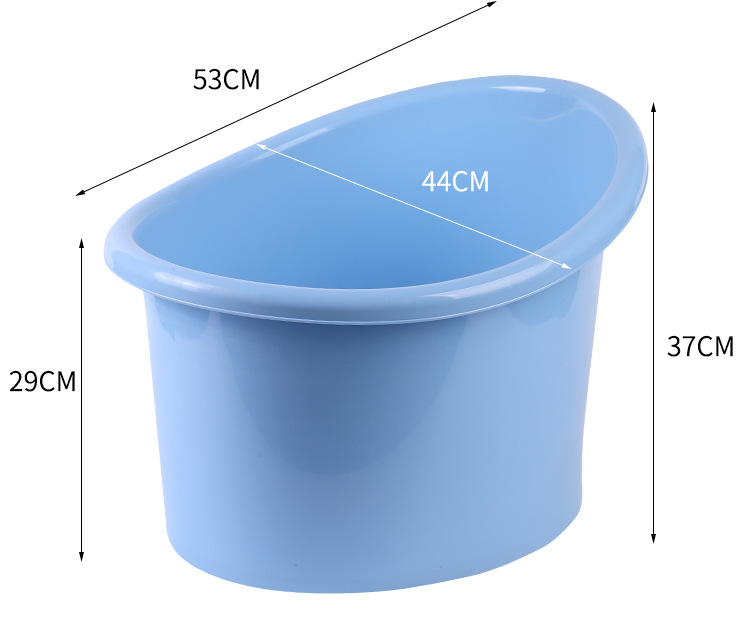 儿童塑料浴桶宝宝浴盆洗澡桶加厚可坐儿童泡澡桶婴儿沐浴桶洗澡盆详情12