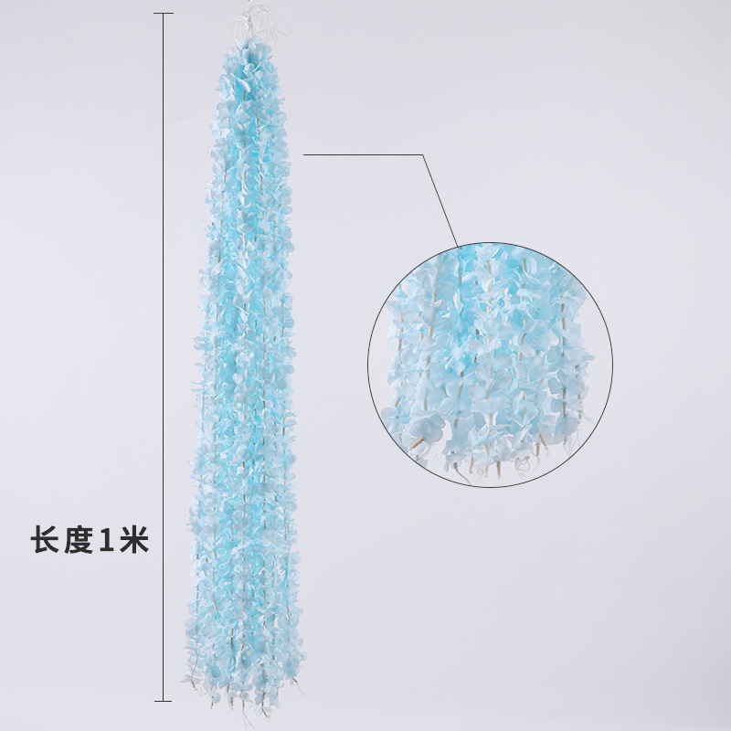 洋兰花串绣球花串绢花创意杨兰花串挂婚礼婚庆花艺道具装饰品详情13