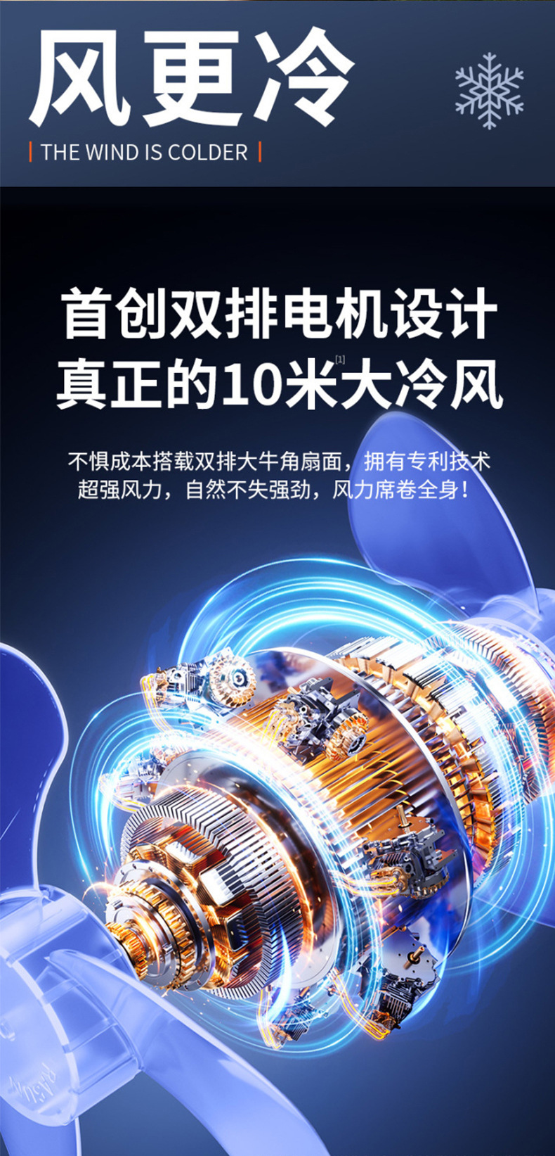户外露营多功能风扇大容量长续航便携悬挂帐篷LED照明家用电器详情2