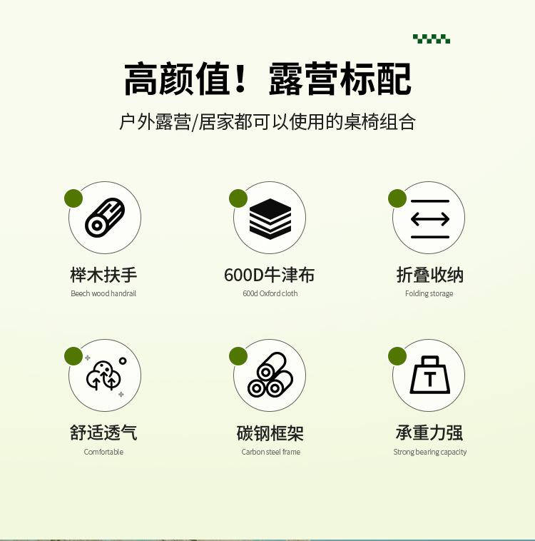 洋公子克米特椅子户外折叠椅钓鱼沙滩休闲椅野餐露营椅超轻便携凳详情10