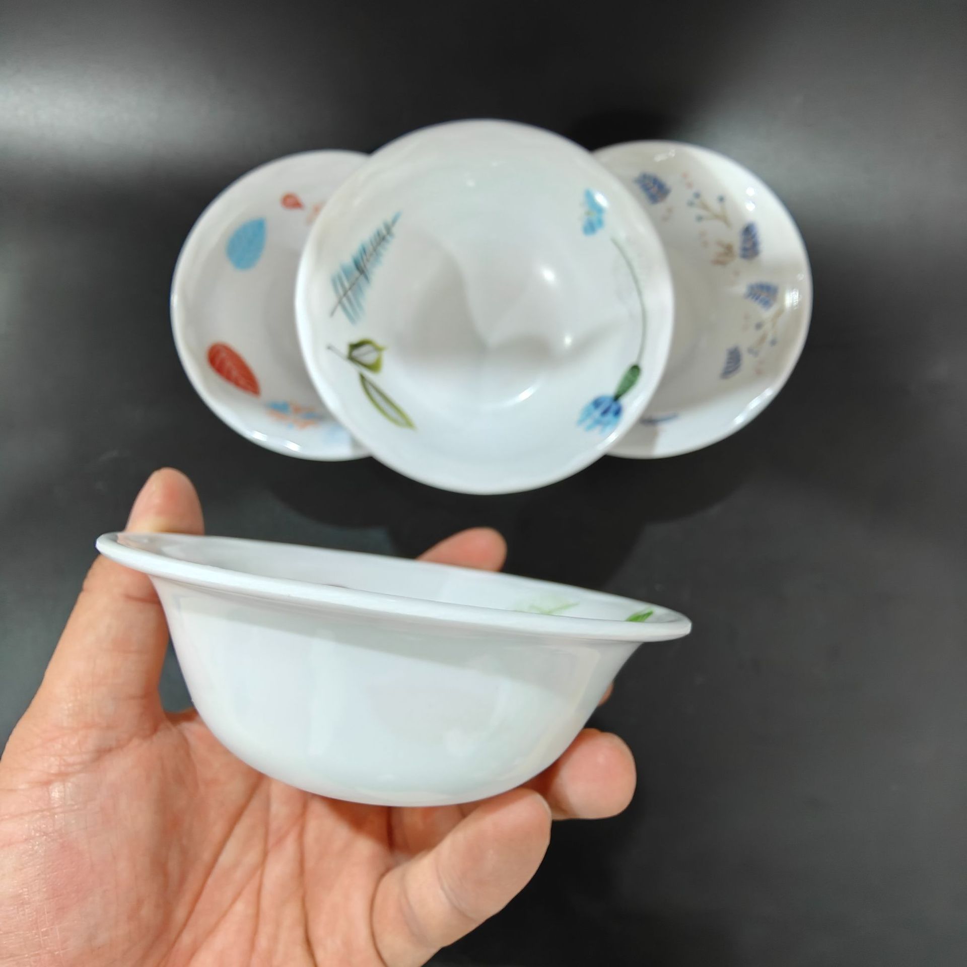 【 Zone 3-10 】B354-5 bowls 360 per box Melamine bowls, small rice bowls, fast food bowls, dipping sauce bowls 1 yuan 2 yuan bowls, tableware wholesale 1 yuan supply wholesale pic 1