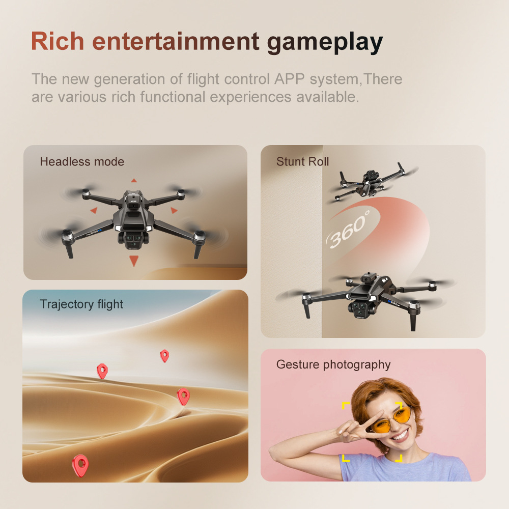 The cross-border M22max brushless drone with a 4.5-inch screen remote-controlled aircraft obstacle avoidance aerial photography quadcopter pic 36