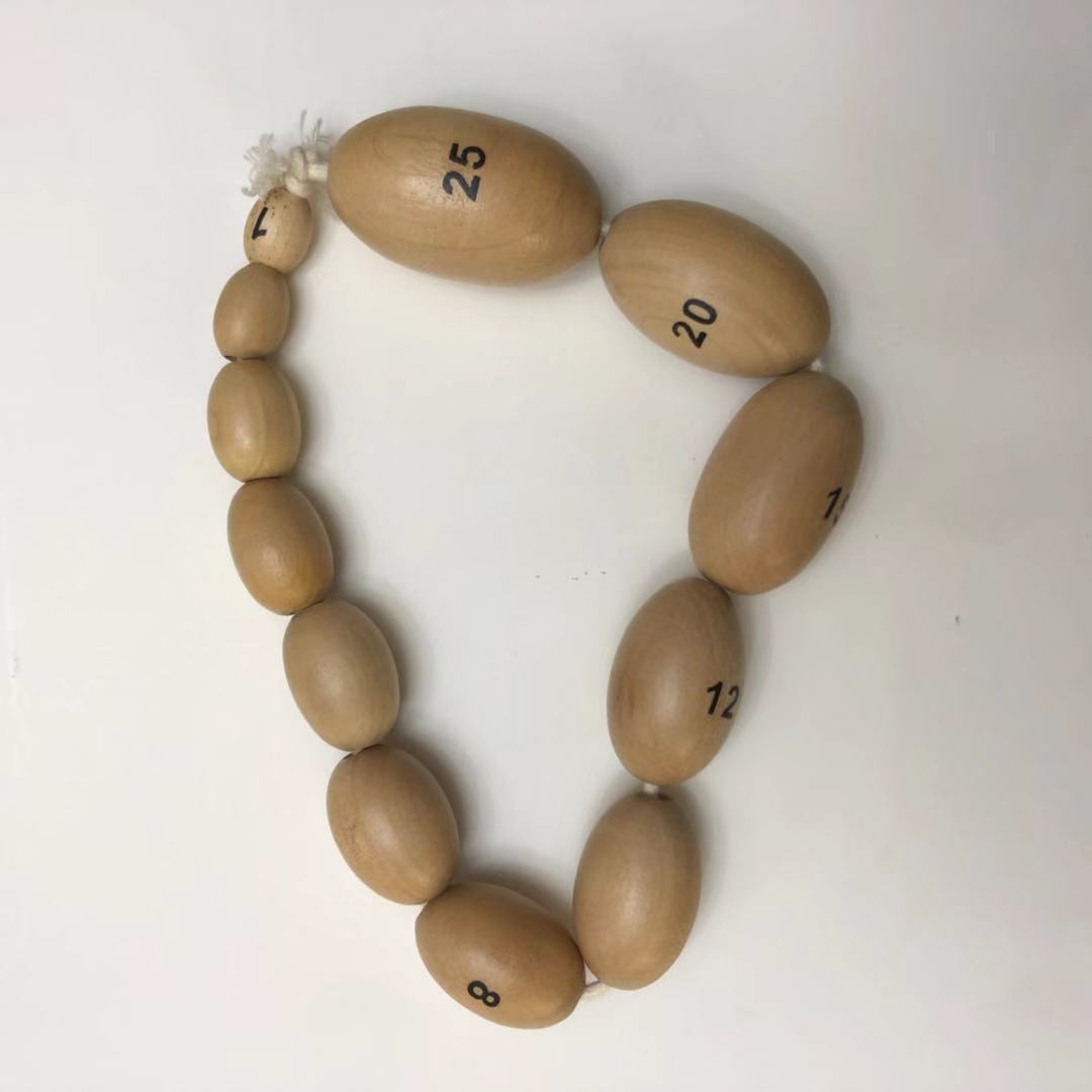 跨境专供男性体积测量器多规格普拉德球测量仪木制测量球详情9