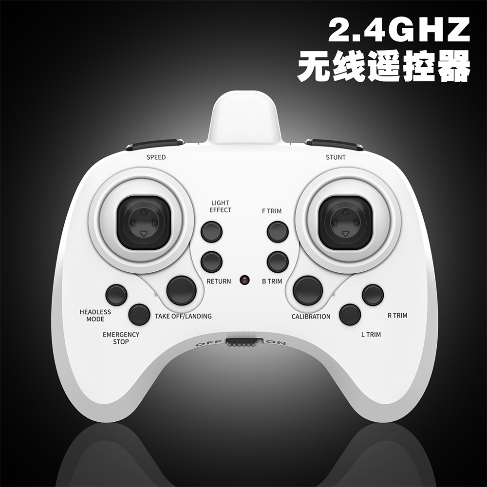 Cross-border LED drone light-emitting UFO sensing multi-rotor aircraft stunt rolling remote control aircraft toys pic 17