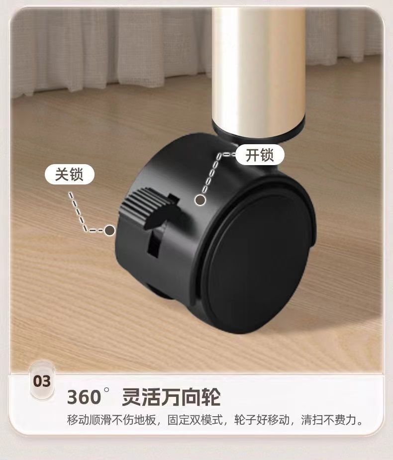 落地立式衣架卧室可移动特厚加粗晾衣架家用晾衣架阳台挂衣服架子详情14