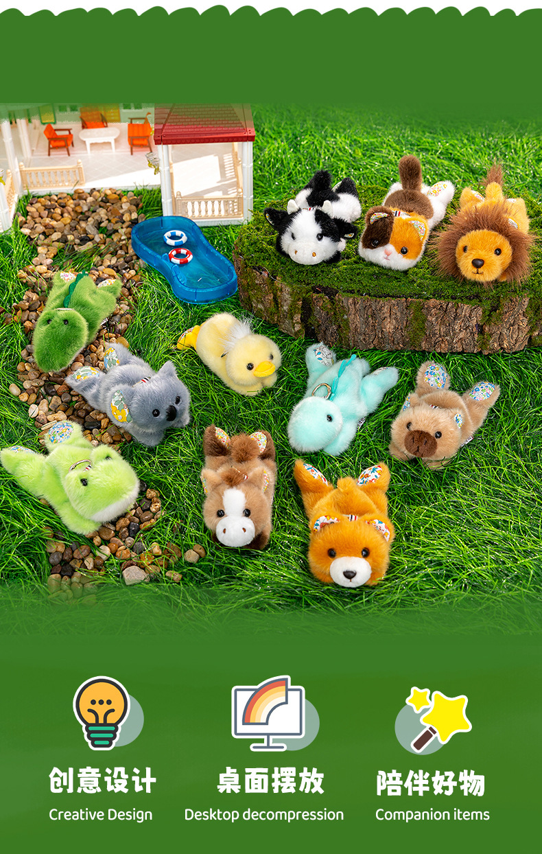 Wholesale and customized plush toys of trendy toys, animal dolls and plush toys pic 3