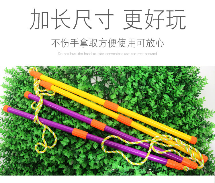 Cross-border best-selling bubble rope, double-rod pull rope bubble stick, detachable large bubble stick, bubble ring performance props pic 7