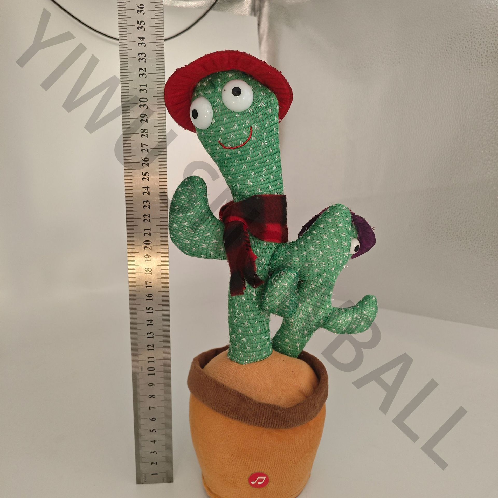 2025创意搞怪电动跳舞母子双头仙人掌抖音同款网红会唱歌的仙人掌详情9