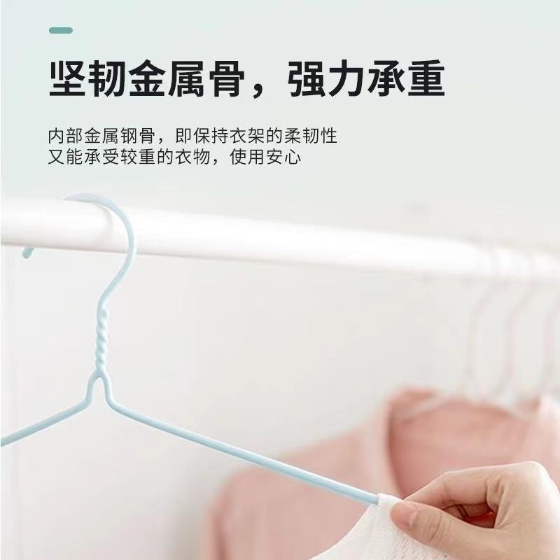 衣架家用挂衣无痕防滑肩角晾晒衣挂不起包加粗加厚衣服挂架衣撑子详情9