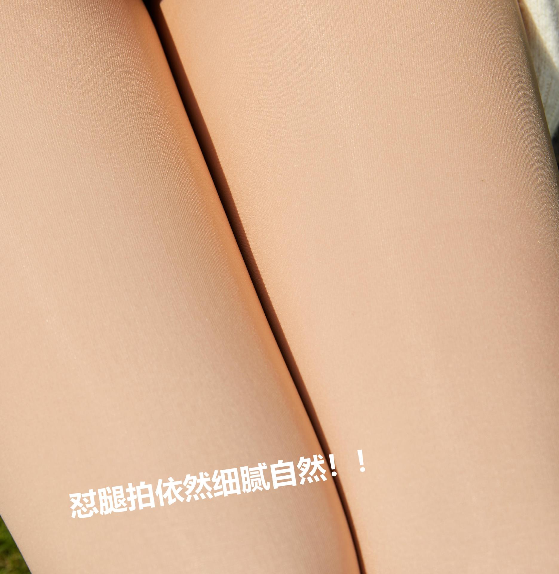 奇妙屋纽扣款双层光腿裸感神器女春秋薄款丝袜加绒加厚自然连裤袜详情6
