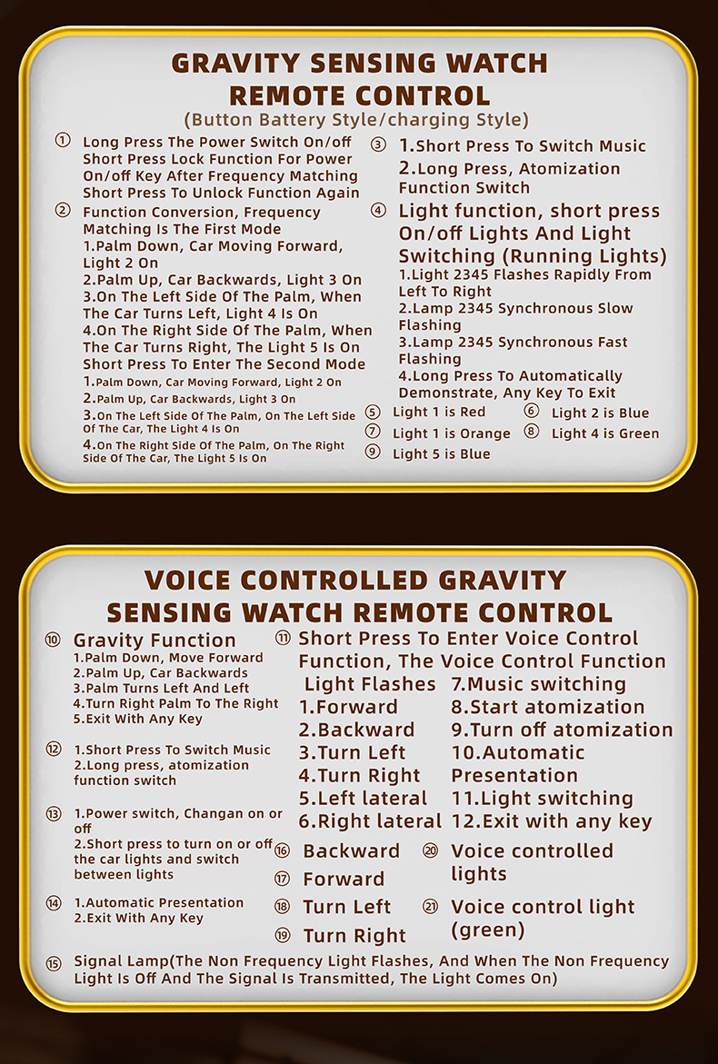 跨境手势感应遥控车喷雾漂移车四驱越野攀爬车灯光特技车儿童玩具详情6