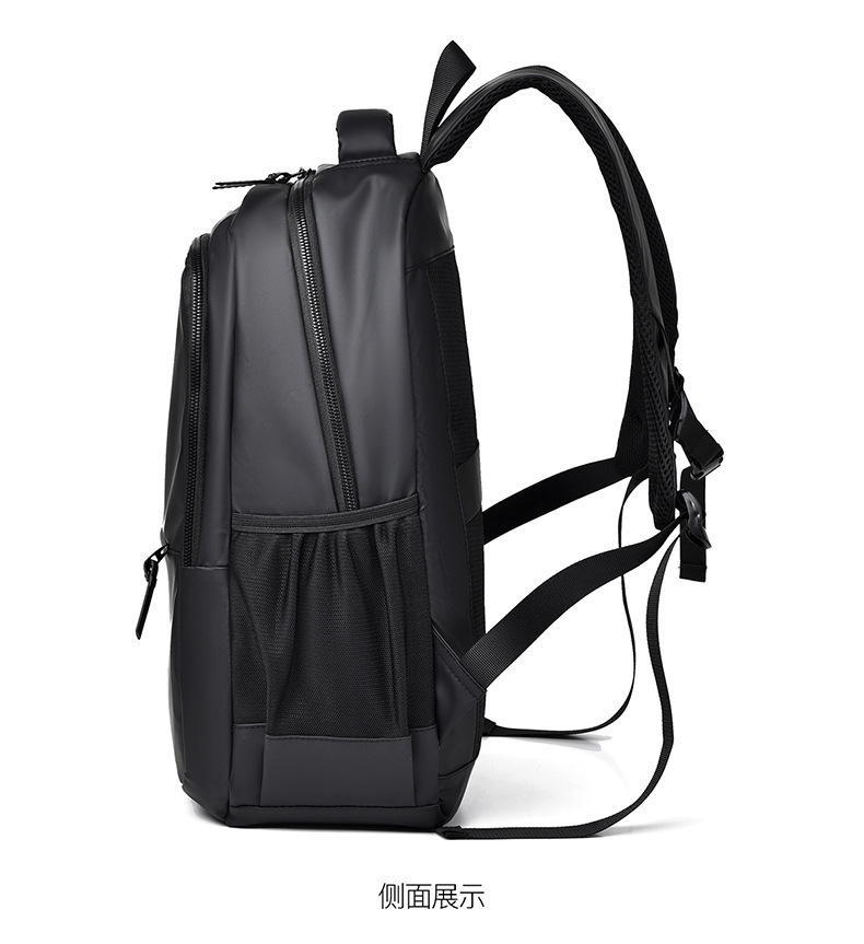 2025新款男士商务旅行户外双肩背包大容量轻便学生包简约电脑包详情19