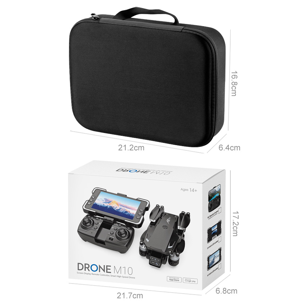 M10无人机带屏控无刷折叠飞行器光流定位遥控飞机跨境外贸玩具详情48
