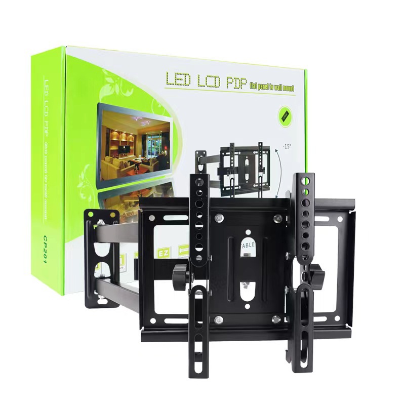 Telescopic swing TV stand, LCD TV swing TV hanging rack, single-arm and double-arm telescopic TV stand pic 12