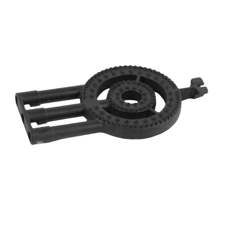 Cast iron double-ring fierce burner, commercial gas stove, outdoor portable three-tube stove pic 7