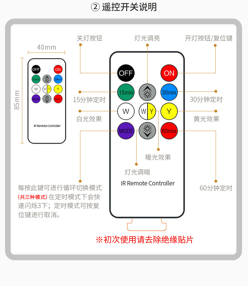 侘寂竹木台灯床头灯卧室北欧ins竹编灯小夜灯民宿复古小台灯日式详情11