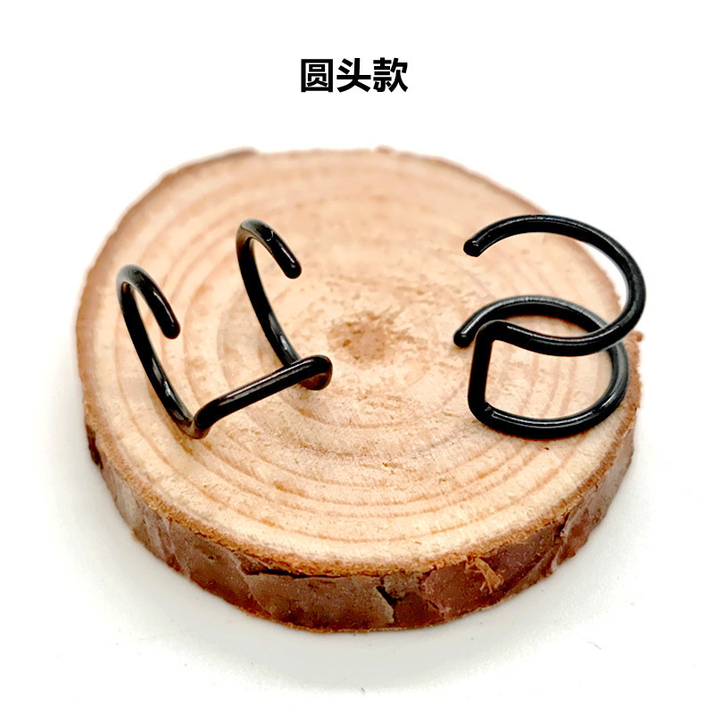 厂家批发U形型双圈耳夹C型耳夹耳坠韩国唇环耳饰欧美新款earrings详情6