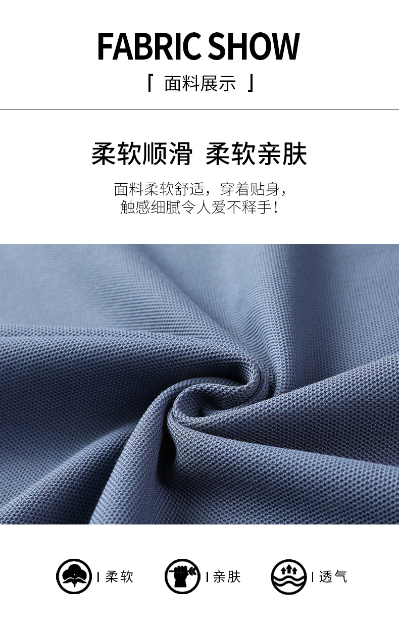 Hazzys genuine Hazzys short-sleeved T-shirt for men, pure cotton summer lapel business casual versatile half-sleeved Polo shirt pic 4