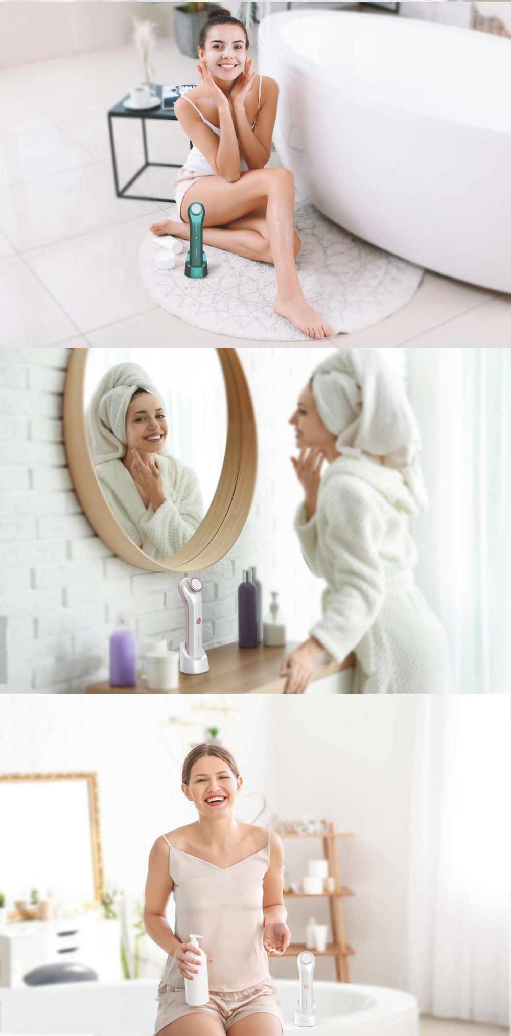 shanilak    家用美容仪器脸部按摩洁面法令纹提拉紧致面部导入导出仪冰敷详情25