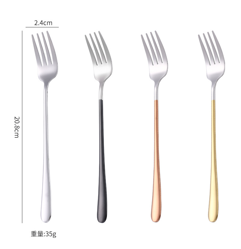 316 stainless steel spoons and forks, household Western-style spoons, high appearance level, eating spoons, soup spoons, dessert forks, ins Japanese style pic 11