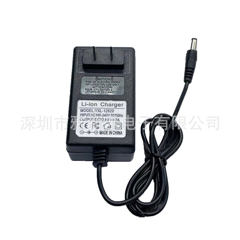 12.6V/16.8V2A polymer battery charger, 12.6V2A constant current with rotating light 3-string 18650 battery pic 7