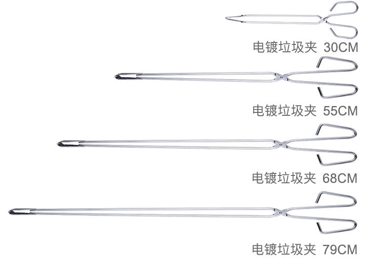 Sanitation garbage picker, fire tongs, coal tongs, long-handled garbage tongs, object remover, manual iron tongs, extended handle tongs pic 12