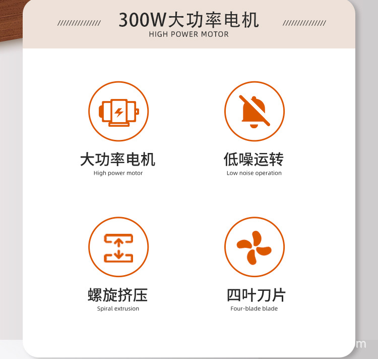 跨境热卖中亚220V欧规二合一绞肉机家用电动肉碎肉泥机搅拌碎肉机详情3