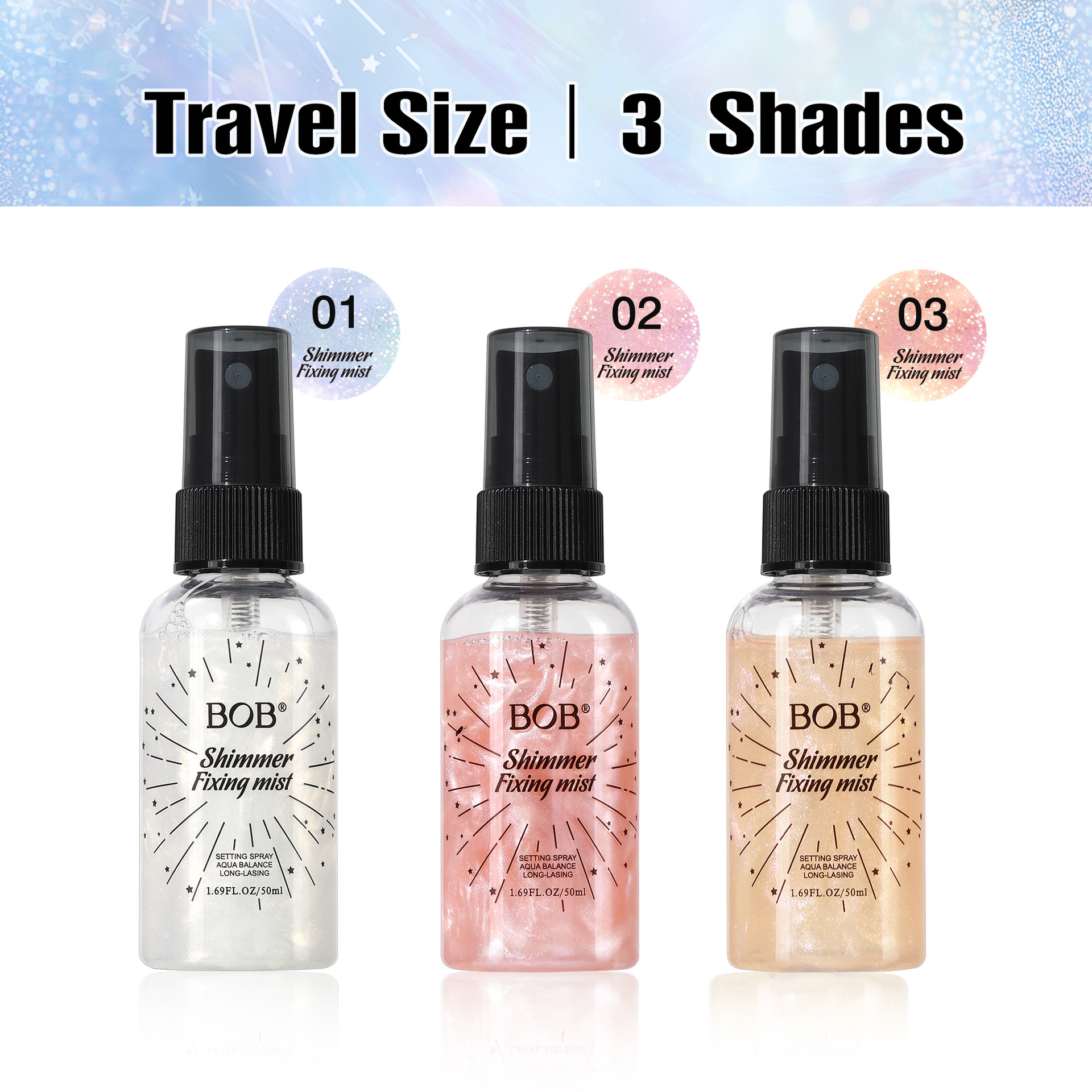 Cross-border genuine bob setting spray pic 2