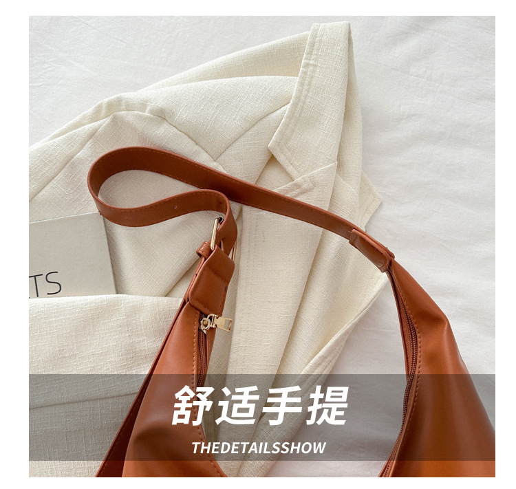 复古通勤质感单肩包包女2024今年流行韩版气质腋下包托特包时尚女详情4