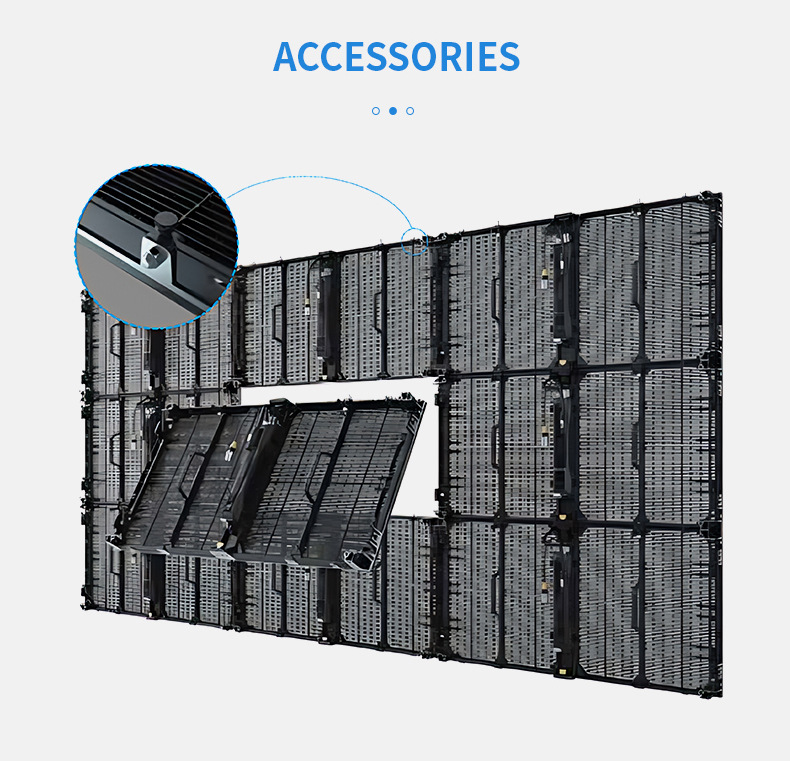 LED display manufacturers supply outdoor grid rental screens, transparent screens, special-shaped vehicle-mounted high-definition advertising screens pic 10