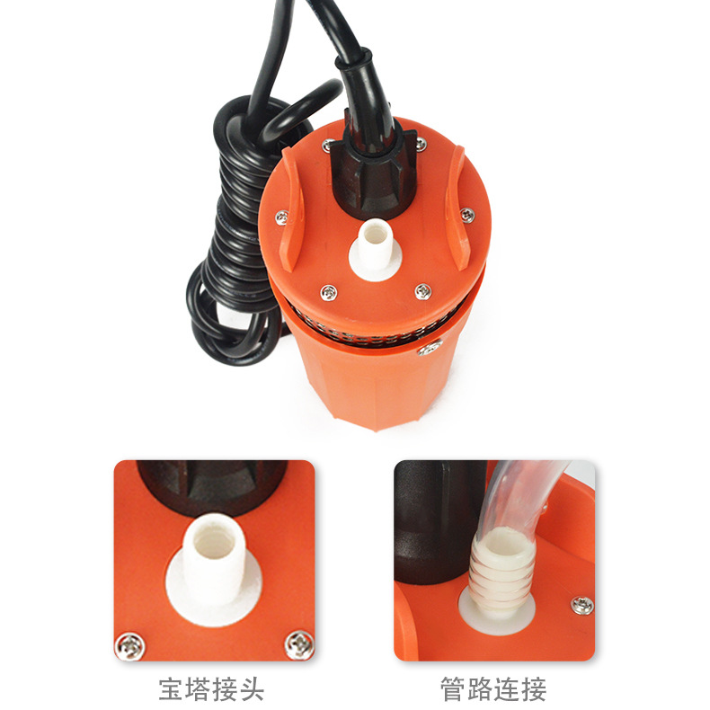 厂家直销SP-12太阳能深井潜水泵24v小型直流电动70米高扬程抽水泵详情34