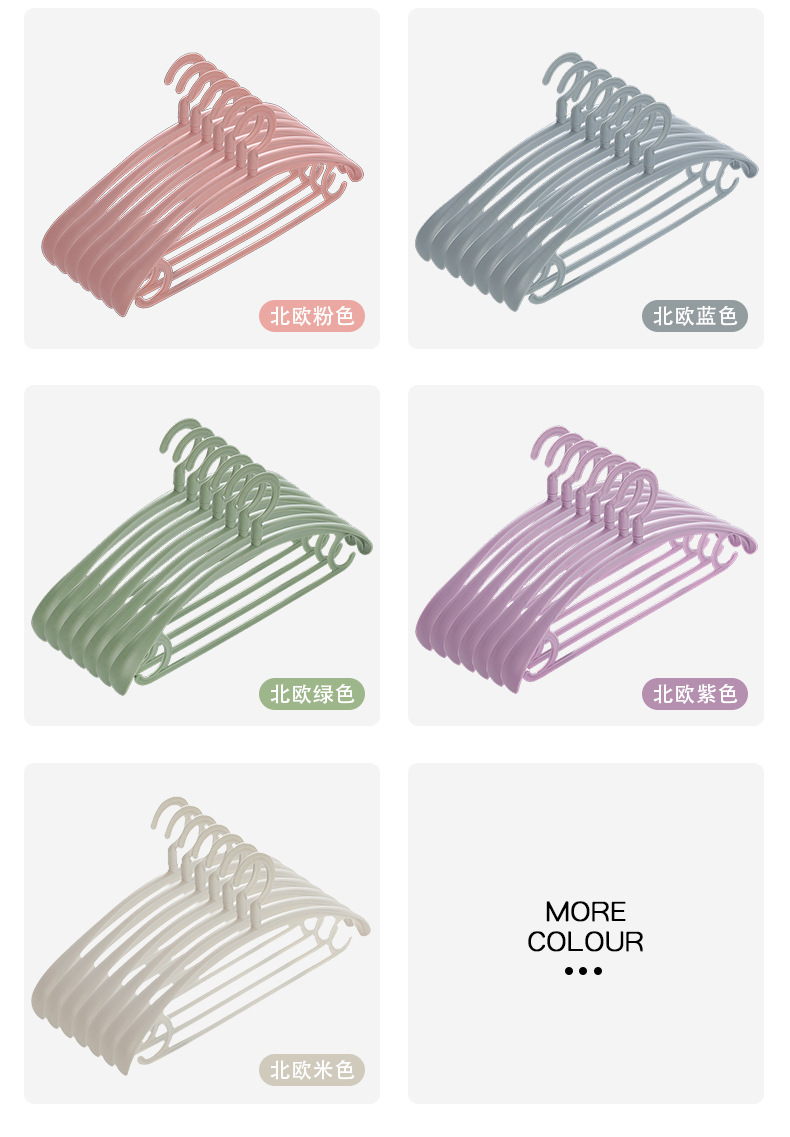 无痕宽肩塑料衣架加粗加宽防滑挂钩挂衣撑子家用防肩角晾衣收纳详情6