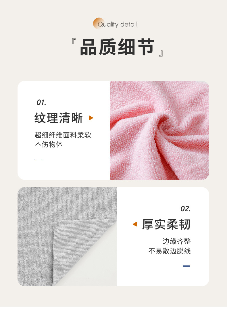 跨境手撕抹布加厚款吸水不易掉毛毛巾卷可反复用厨房专用洗碗布详情4