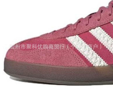 莆田德训鞋女鞋莆田高版本samba纯原百搭校园银色增高厚底红色小详情18