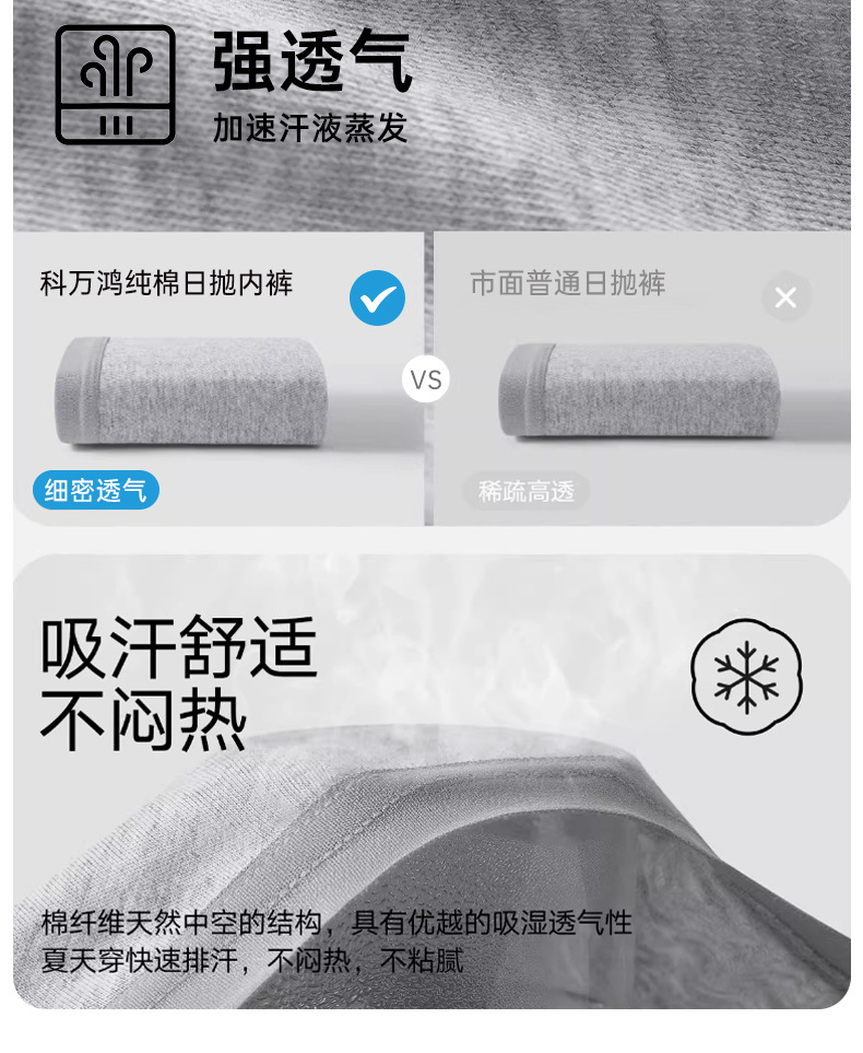 一次性内裤男士纯棉四角短裤大码平角日抛裤旅行酒店无菌免洗直穿详情7