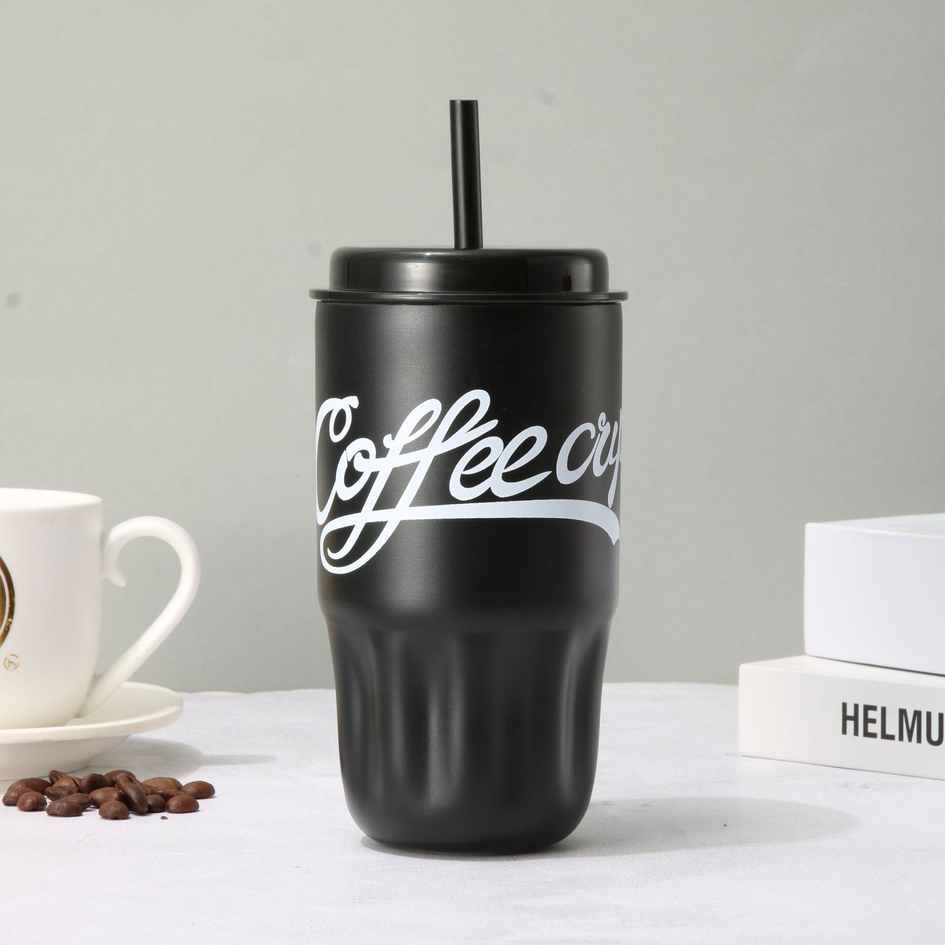 跨境316不锈钢咖啡杯高颜值便携式车载保温杯商务办公礼品杯批发详情4