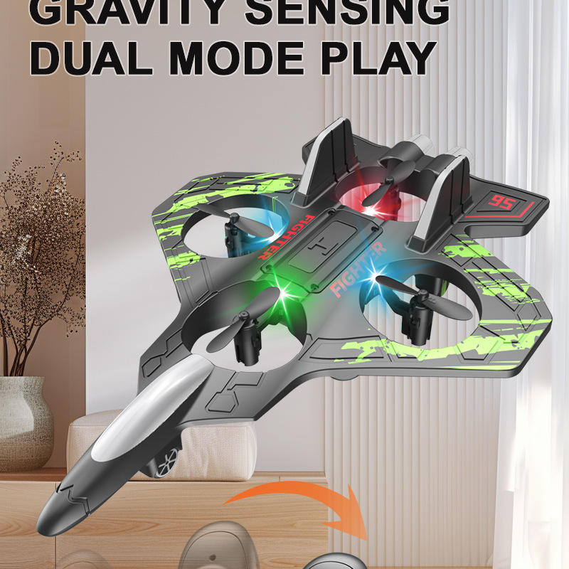 2.4G remote-controlled foam aircraft, gravity-sensing helicopter, roll stunt remote-controlled aircraft, long-range unmanned aerial vehicle pic 17