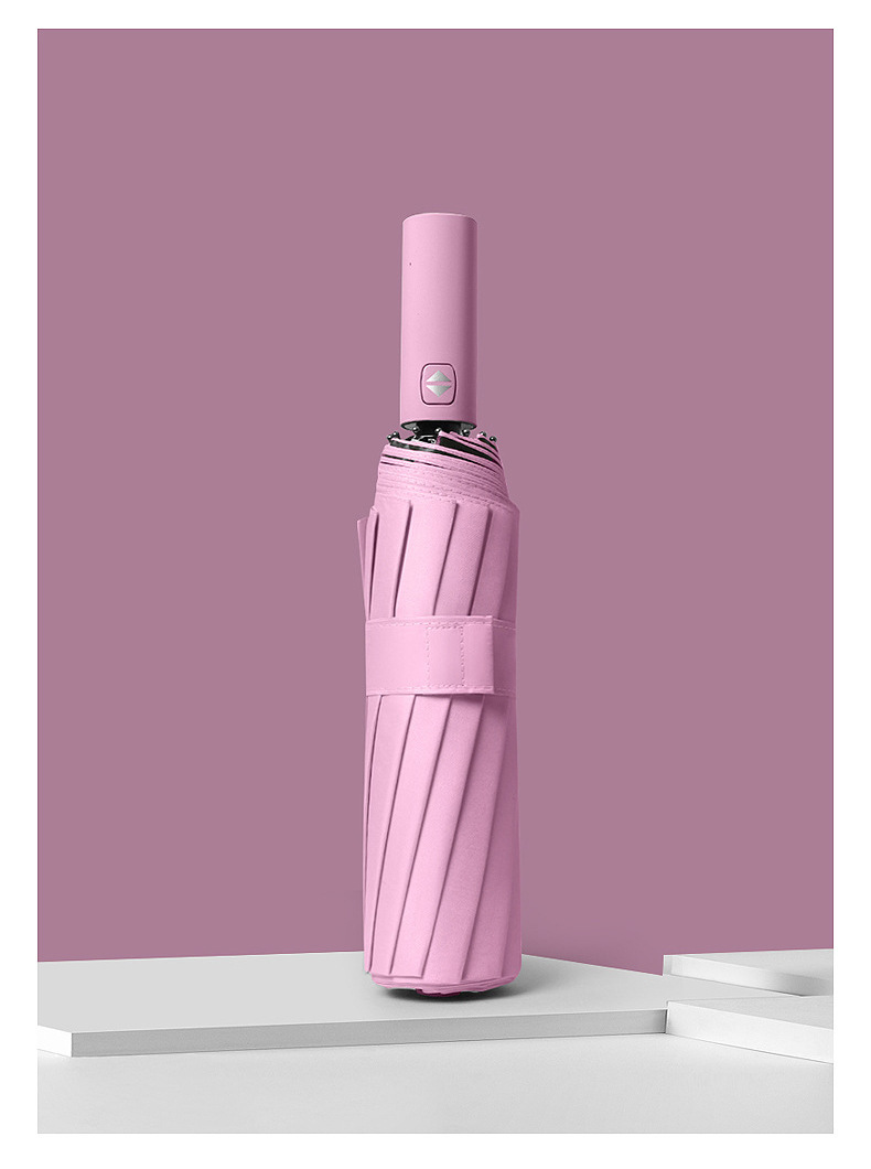 24骨全自动雨伞大号三折遮阳防晒伞男女晴雨伞两用折叠伞大量批发详情11