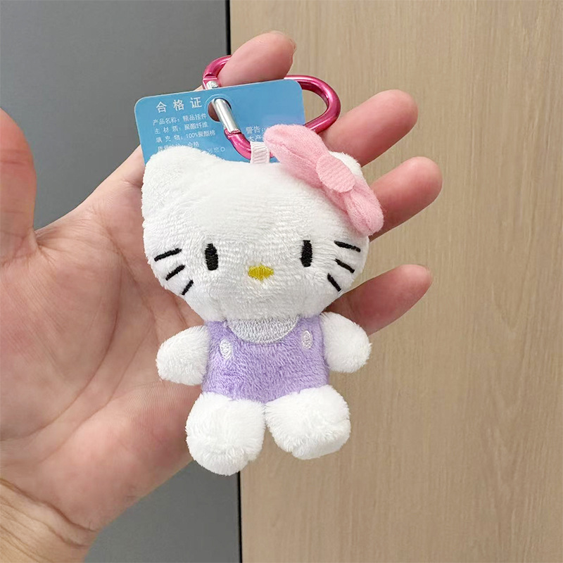新款爱心扣凯蒂猫挂件可爱卡通钥匙扣玩偶公仔挂饰包包挂件小饰品详情3