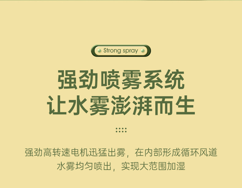 2023新款桌面加湿器便携家用小型大容量大雾量卧室静音空气增湿器详情9