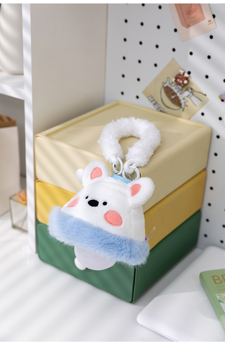 卡通可爱动物毛绒玩具吊灯可调节亮度三挡可调兔子小蓝象玩偶公仔详情16