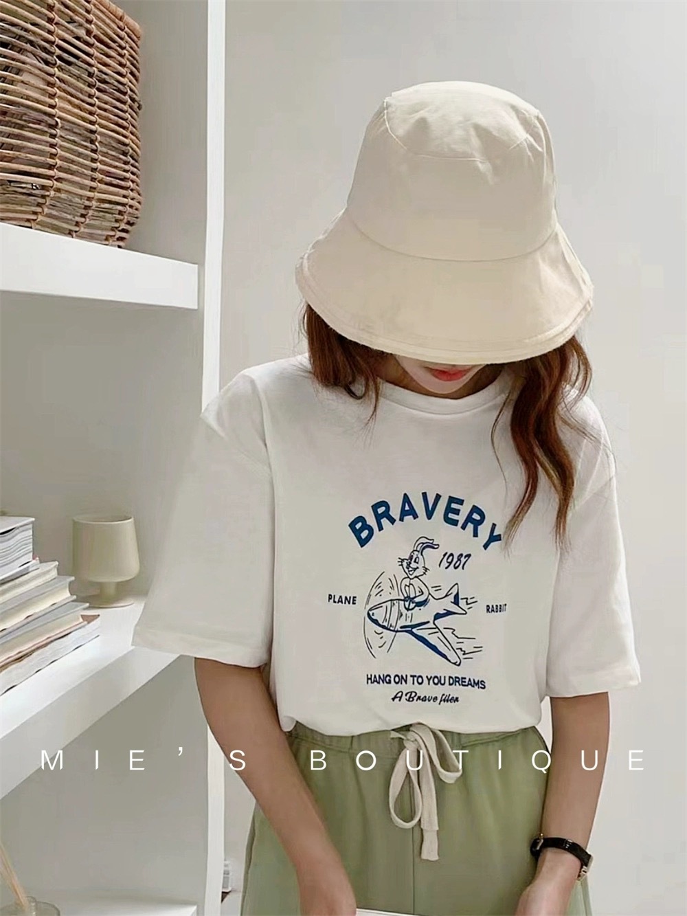 夏季重磅纯棉短袖t恤女韩版内搭女装正肩上衣打底衫服装白色t外贸详情9