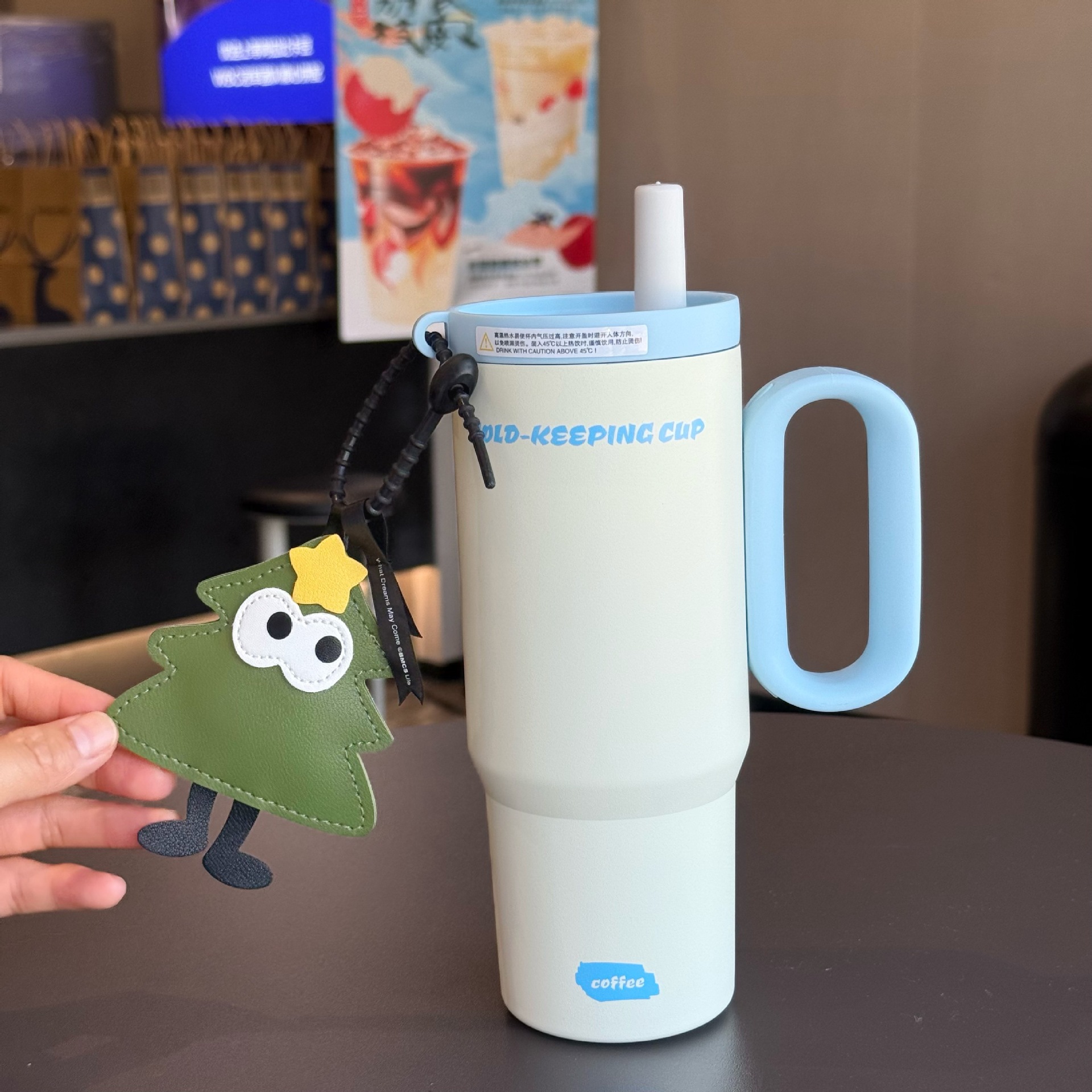 New large-capacity 316 stainless steel insulated cup, ice king cup for women, new cold insulation car stainless steel straw cup pic 9