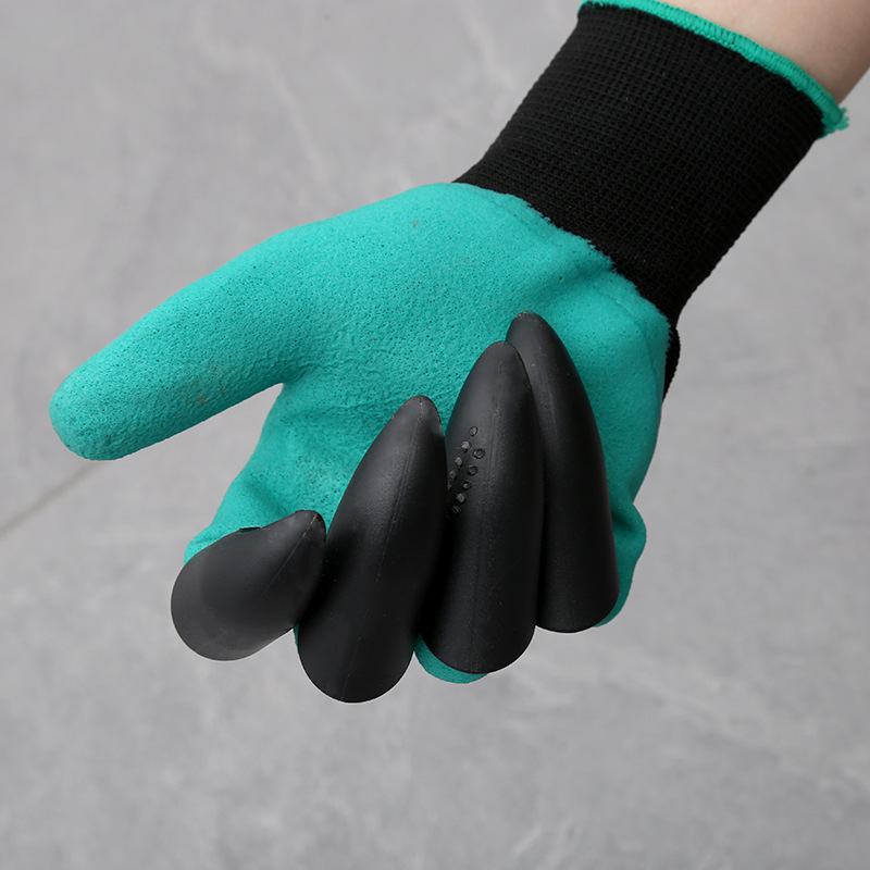 Claw Garden gloves, garden cauliflower planting latex anti-slip and anti-cut, cross-border digging labor protection gloves for garden planting pic 15