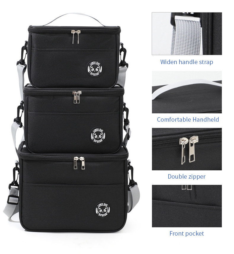 厂家直销新款保温包 野餐便当包手提保鲜袋上班带饭午餐包 饭盒袋详情9