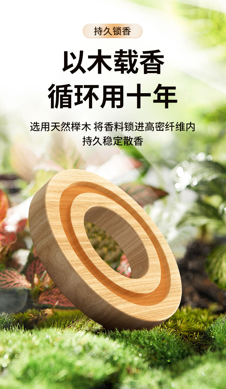 Cross-border car aroma diffuser solar energy aircraft car center console perfume display, car rotating seat creative car display pic 10