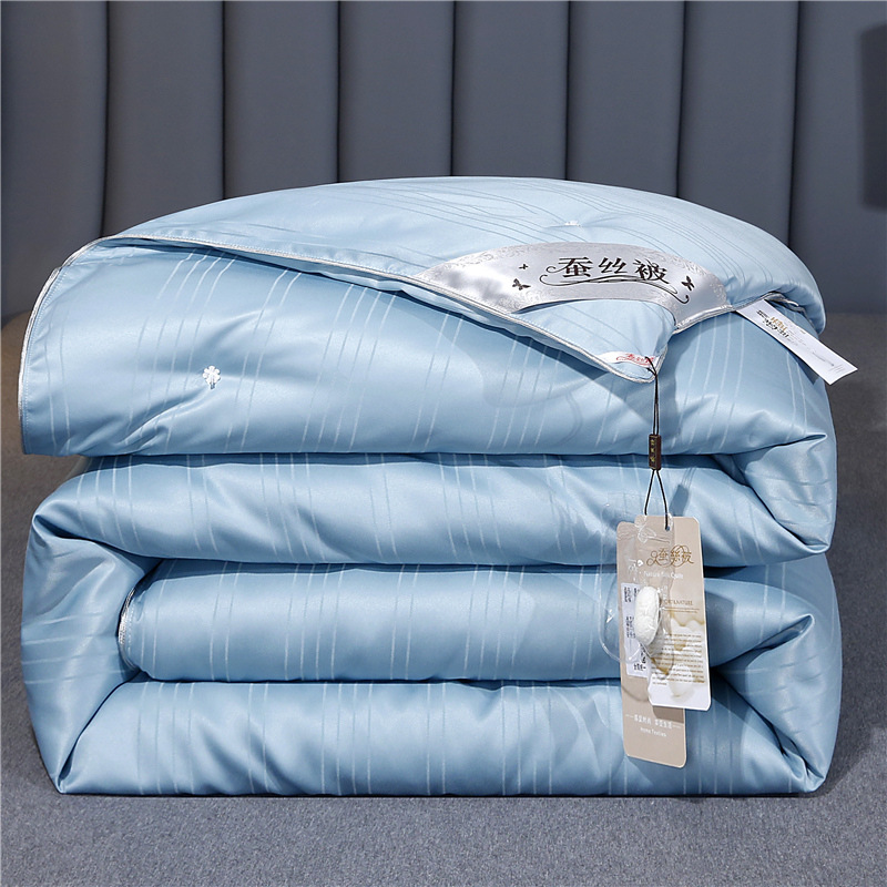 All-cotton silk quilt, summer quilt, Tongxiang mulberry silk quilt, spring and autumn quilt, thickened winter quilt, two-in-one mother and child quilt, wedding pic 31