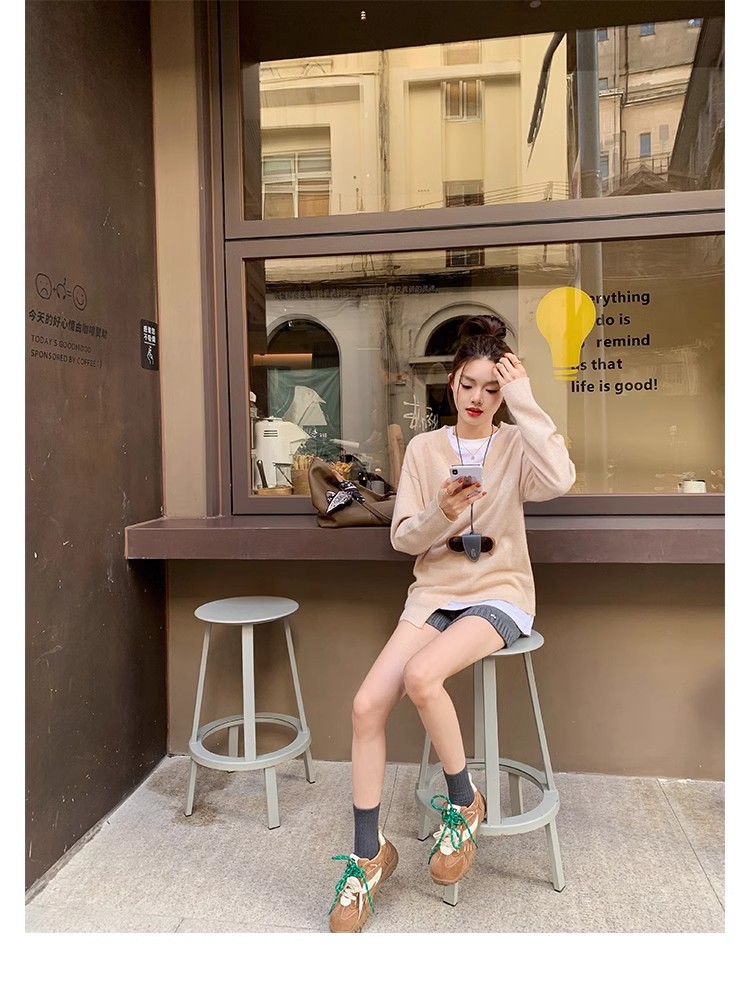 葡萄妈同款厚底增高真皮女板鞋2025秋冬新款阿甘运动休闲德训鞋女详情16