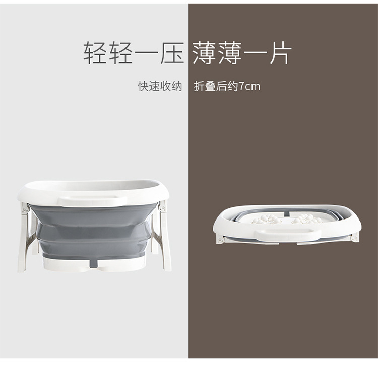 sp sauce foldable foot bath tub, home massage foot basin, constant-temperature foot bath basin, portable wonder pic 5