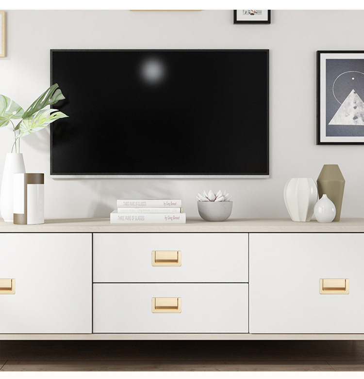 Modern and simple home decoration: Hidden cabinet door handles, zinc alloy multi-color thickened drawer door hidden handles pic 9